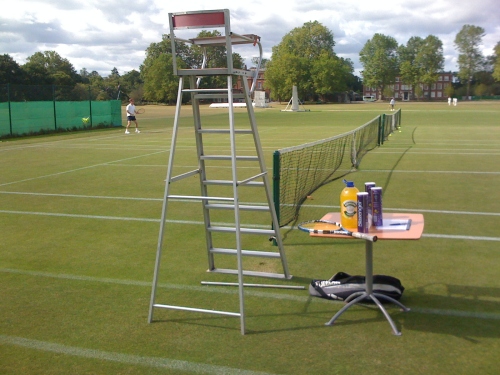 Tennis court at NPL Teddington