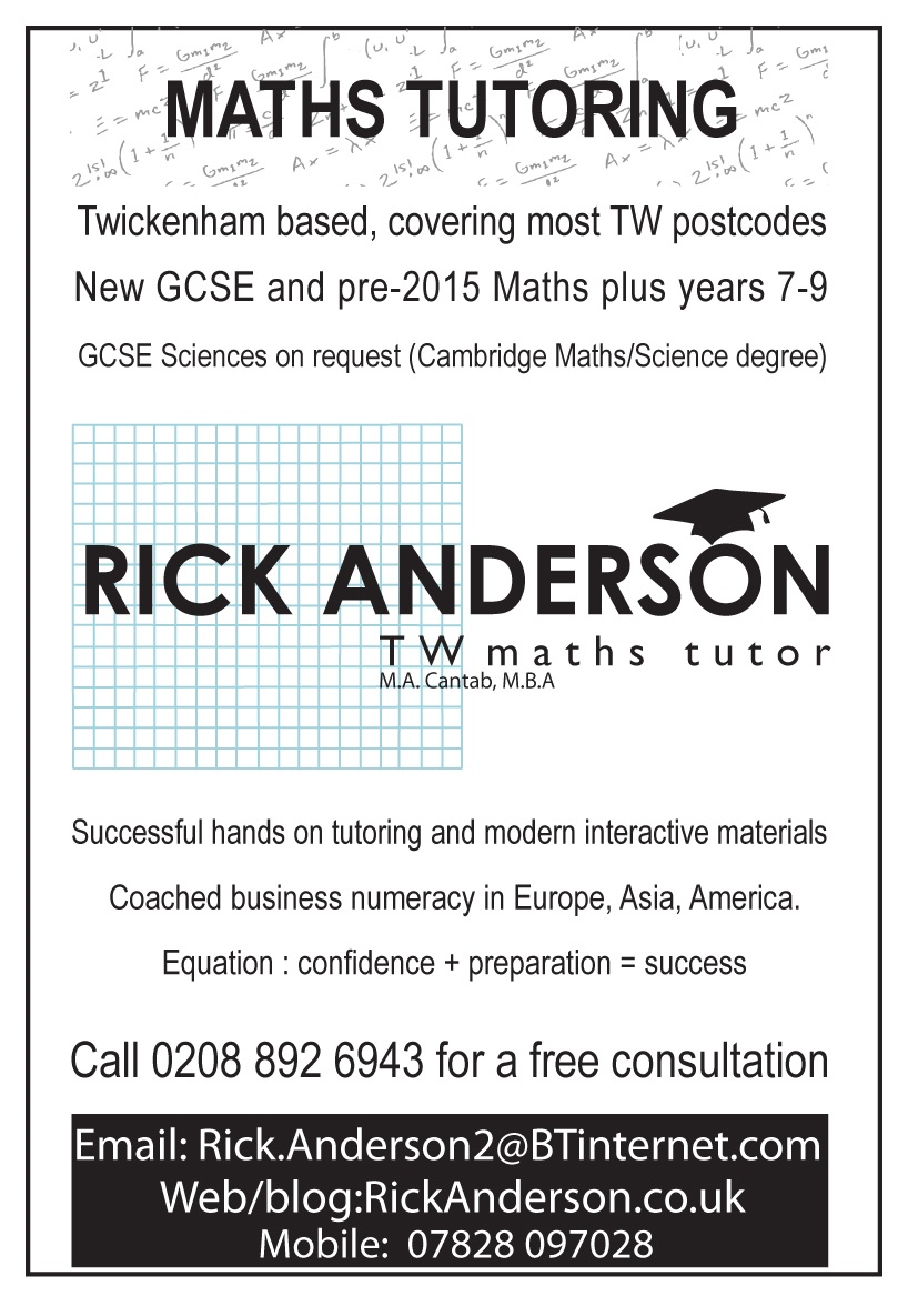 rick anderson tutoring flyer