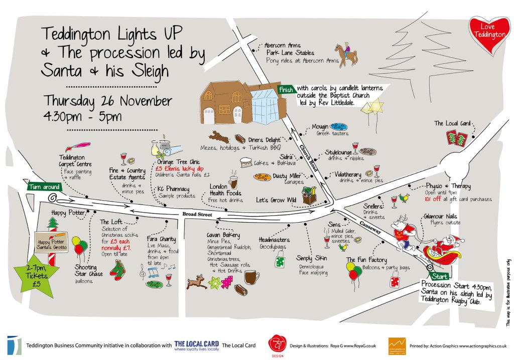 Teddington Christmas lights