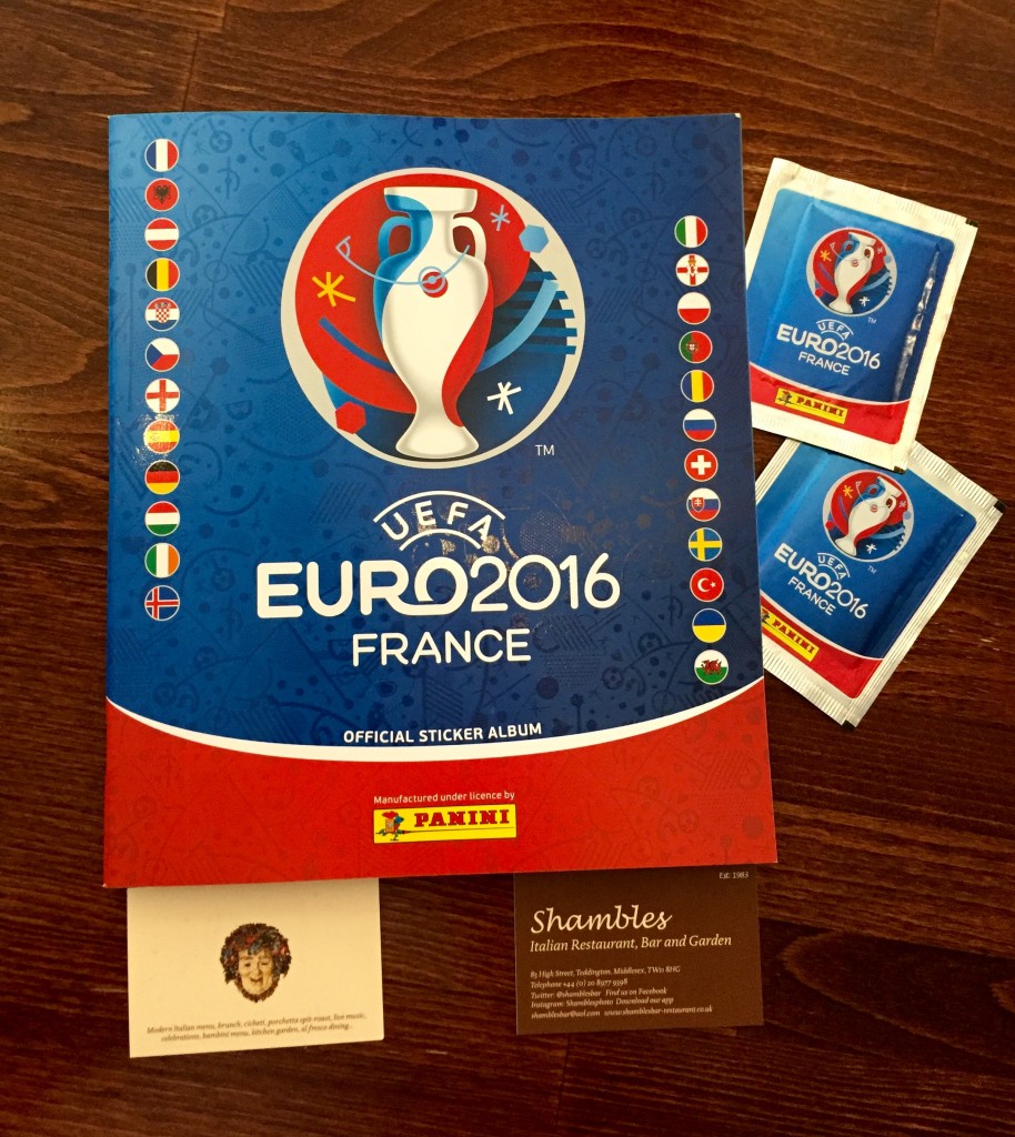 Euro 2016 Panini Sticker album 