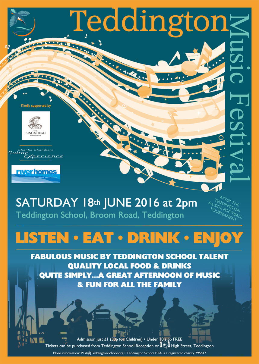 Teddington Music Festival Poster2016