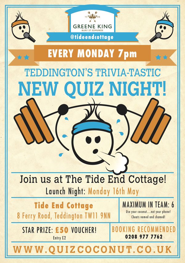 Tide End Cottage Quiz night 