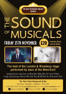The sound of musicals at the park restaurant