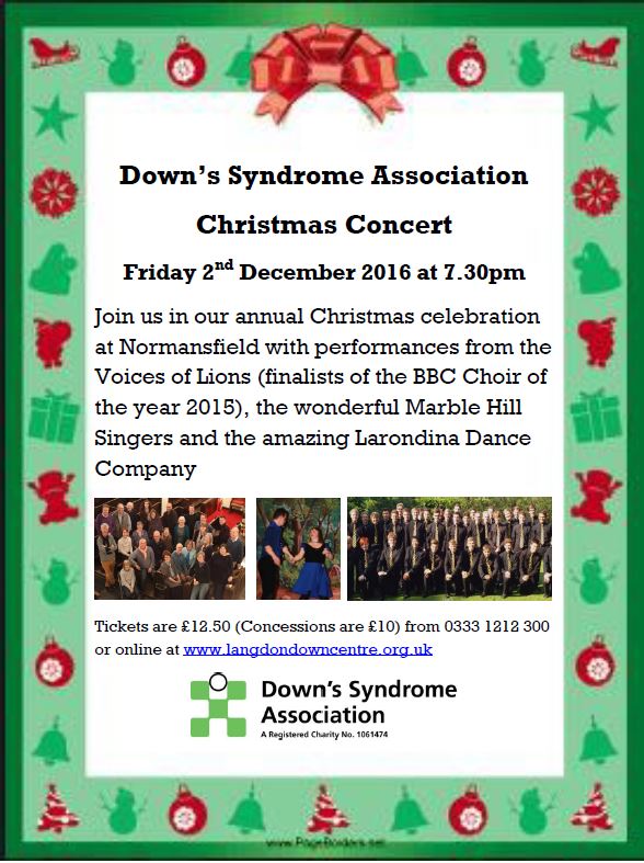 Down’s Syndrome Association Christmas Concert 