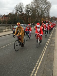 Charity Santa Cycle