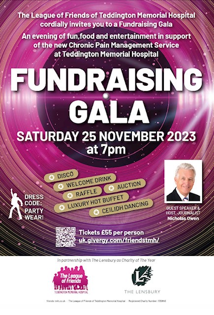 Fundraising Gala hosted by The Friends of Teddington Memorial Hospital