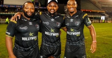 SOUTH AFRICAN RUGBY STARS IN BIG CLASH AT THE STOOP