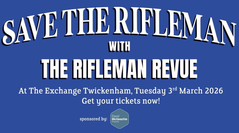MAJOR MUSIC FUNDRAISER FOR UNDER THREAT RIFLEMAN PUB