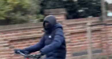 MASKED GANG HUNTED OVER MUGGING OF DELIVEROO CYCLIST