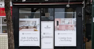 INTERIOR DESIGN SHOP RETURNS TO TEDDINGTON