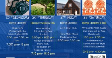 NEW ELLERAY CENTRE’S FIRST WEEK OF EVENTS