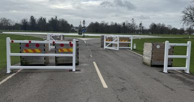 STEEL GATES REPLACE WOODEN PLANTER BOXES IN BUSHY PARK