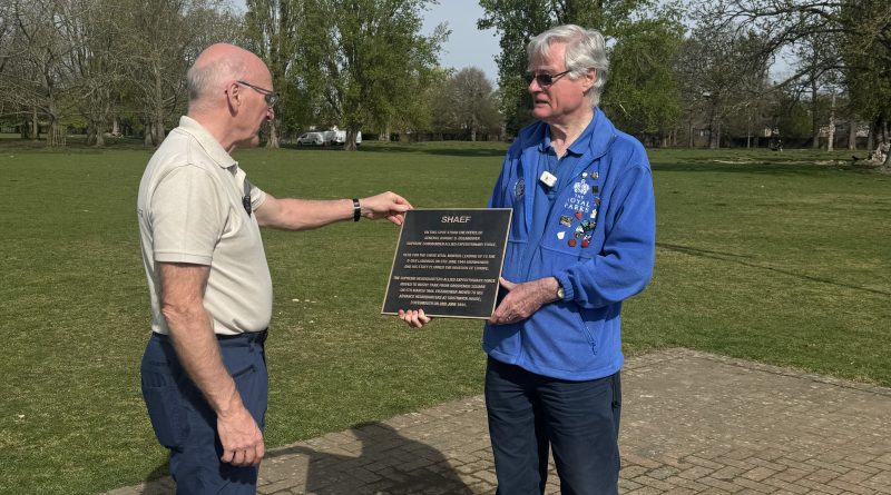 WARTIME HERO’S GRANDSON MAKES HISTORIC VISIT TO BUSHY PARK TO LEARN SECRETS OF ITS PAST (Photo News Special)