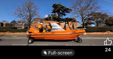 (SORRY, April Fool) TEDDINGTON RNLI TRIAL NEW AMPHIBIOUS RESCUE BOAT