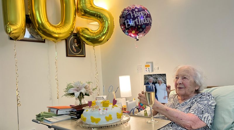 WORLD WAR TWO AIR FORCE VETERAN CELEBRATES HER 105th BIRTHDAY
