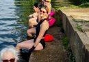 DIP-DIP HOORAY – TEDDINGTON’S RIVER SWIMMERS CELEBRATE BATHING STATUS (Photo Special)