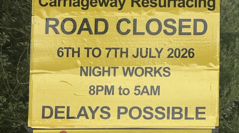 PARK ROAD’S BUMPS AND POTHOLES TO BE REPAIRED