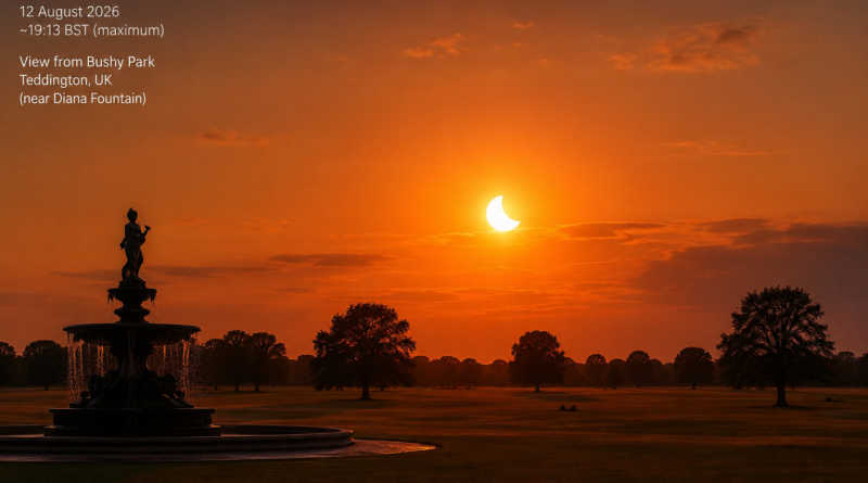 HOW AND WHERE TO BEST SEE THE ECLIPSE FROM TEDDINGTON