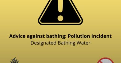 LOCAL DESIGNATED BATHING AREA IS POLLUTED,  ENVIRONMENT AGENCY ANNOUNCES