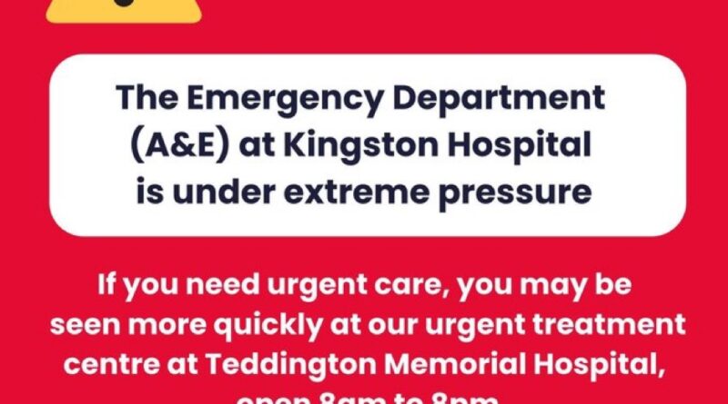 KINGSTON HOSPITAL UNDER PRESSURE