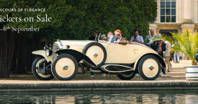 RARE COLLECTORS CARS ON DISPLAY AT HAMPTON COURT PALACE