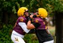 ARIZONA STATE COLLEGE FOOTBALLERS IN ACTION AT THE LENSBURY (Photo Special, courtesy of ASU)