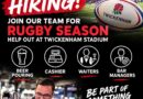 JOB OPPORTUNITIES AT TWICKENHAM