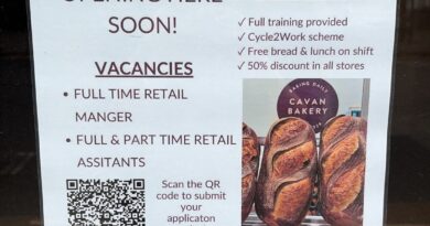 NEW CAVAN BAKERY LAUNCHES RECRUITING DRIVE AT OLD ESTATE AGENT’S OFFICE