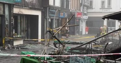 POLICE SUSPECT ARSON AS CAUSE OF KINGSTON MARKET FIRE