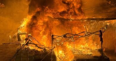 KINGSTON MARKET FIRE CAUSED BY ELECTRICAL FAULT    CLICK LINK TO SEE VIDEO OF FIRE AS IT HAPPENED