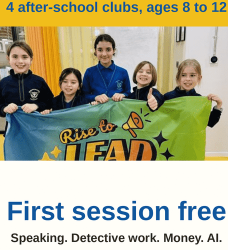 Free trial classes for children aged 8 to 13 in Twickenham