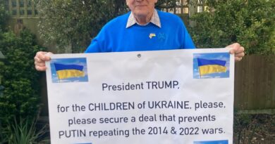 EIGHTY EIGHT YEAR OLD TEDDINGTON MAN RETURNS TO UKRAINE TO SUPPORT HUMANITARIAN MISSION