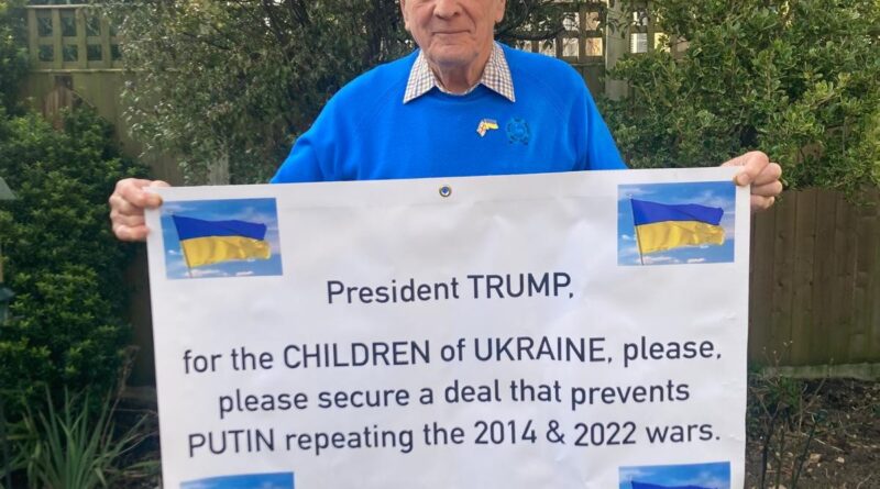 EIGHTY EIGHT YEAR OLD TEDDINGTON MAN RETURNS TO UKRAINE TO SUPPORT HUMANITARIAN MISSION